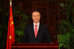 中国侨联主席万立骏向全球华侨华人拜年