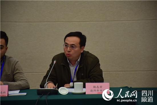 迪拜新闻网副总编杨志宏。 樊成亮摄