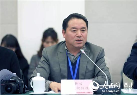 澳大利亚 澳华电视传媒创办人（董事长）任传功。樊成亮摄