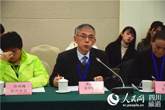 富中传媒总编辑陈时荣。 樊成亮摄