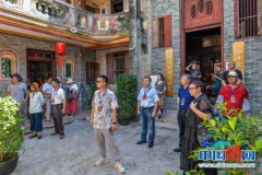 海外华文媒体走访海南博鳌蔡家宅感悟华侨精神