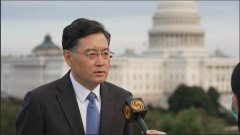 秦刚接受凤凰卫视独家专访